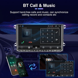 Nouveauté Lecteur multimédia de voiture Android 12 64 Go 9 pouces pour VW Volkswagen Golf Polo <span class=keywords><strong>Skoda</strong></span> <span class=keywords><strong>Octavia</strong></span> Passat Radio Écran tactile IPS - Product Image 3