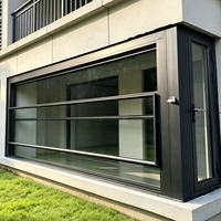 Ventana Elevadora Eléctrica Inteligente Moderna con Sensor Inteligente y Control Remoto, Ventana Elevadora Vertical Automática para Proyectos de Decoración de Hoteles