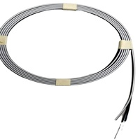 Kabel Drop FTTH Outdoor 1 2 4 Fiber G652 G655 G657  Biru Putih Merah Kuning Bergaris GJYXFCH