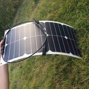Facile à transporter énergie renouvelable 125*125 <span class=keywords><strong>sunpower</strong></span> 25W module solaire semi-flexible machine à panneau solaire ensemble de panneaux solaires - Product Image 2