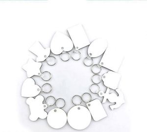 Divertido Llavero Rectangular de MDF para Sublimación, Llaveros Personalizados, Llavero Rectangular de MDF en Blanco para Sublimación DIY - Product Image 3