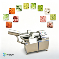 Machine à découper la viande et les légumes multifonctionnelle, supportant OEM/ODM, pour usage commercial, avec fonction d'émulsification de la viande