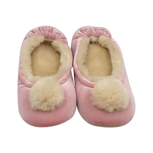 Ciabatte donna in velluto Memory Foam graziose scarpe da casa con pantofole stile balletto - Product Image 5