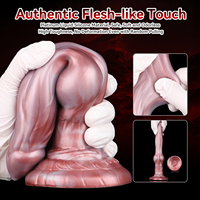 YOCY Dog Knot Anal Dildos Inflatable Butt Plug Huge Anal Dilation Plug Sex Toys for Women Men BDSM G-Spot Prostate Massage