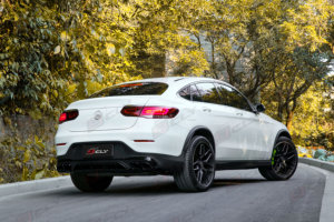 Dosscly — diffuseur arrière pour Benz X253 coupé, tenue de voiture, GLC class X253 coupé, GLC43 <span class=keywords><strong>AMG</strong></span>, tuyau d'échappement, à partir de <span class=keywords><strong>2020</strong></span> - Product Image 3