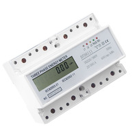 DTS6111 rail de guidage électronique triphasé à quatre fils compteur intelligent multifonctionnel électricité