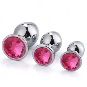 Sex Shop adultos Metal jewel tapon dilatatore anale giocattoli Gay Butt Plug ma plug prodotti privati per uomo plug anale