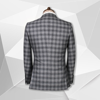 MTM Fit Costume sur mesure 2 pièces pour hommes Manteau en laine Pantalon Vente en gros Hommes Slim Vêtements élégants Affaires m E n B l a Z E R