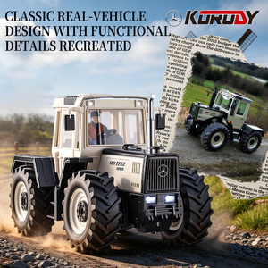 SJY-6615H, el Más Reciente Tractor Agrícola a Escala 1/24 de 2.4GHz con Licencia Oficial de Benz, 10 Canales, Control Remoto, Listo para Usar, Camión de Granja, Regalo para Niños - Product Image 1