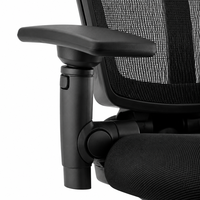 Silla de Oficina Ejecutiva Ergonómica con Reposabrazos 3D y Malla Completa, Silla de Gerente para Computadora, Giratoria y Ajustable para Oficina