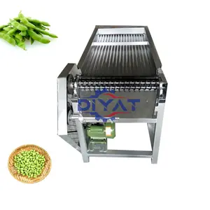 automatic green beans pod peeling machine pigeon peas shelling machine broad bean threshing dehulling machine