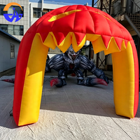 Arche gonflable personnalisée en forme de citrouille pour Halloween, modèle d'activité thématique, accessoires de décoration publicitaire avec souffleur en tissu Oxford