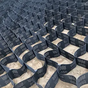 China Supplier Honeycomb Mesh Interlocking Paver Panel Geocell Price For Gravel Stabilizer Driveway Hdpe Geocell