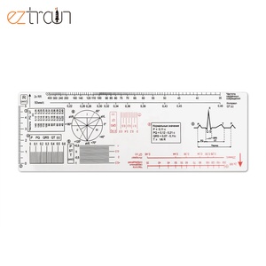 Tùy chỉnh nhịp tim Cai Trị ECG cai trị với OEM logo nhựa ekg ECG có thể in quy mô Cai Trị - Product Image 1