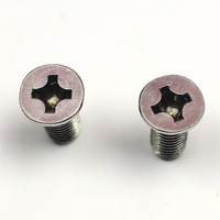 DIN 965 acier inoxydable 304/316 boulons croisés à tête plate GB819 vis cruciforme M4 modèle tête fraisée surface plane ODM pris en charge