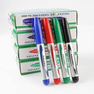 Marqueur permanent à encre imperméable à grande capacité avec nom de l'entreprise imprimé - Product Image 1