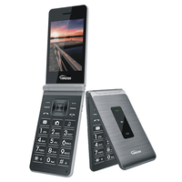 Teléfono móvil con tapa y doble pantalla, Tarjeta Sim Dual, 3G, desbloqueado, 2,8