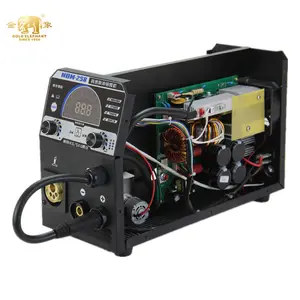 Máquina de solda elétrica elétrica elétrica de elefante dourado, 4 em 1 mma, fcaw, inversor de tig, china 23*40*17 5.5kva * 60% avaliado ciclo