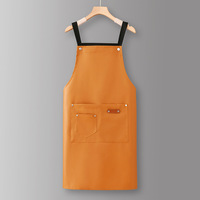Tablier de soudage en cuir synthétique personnalisable de qualité supérieure, respirant, en toile et en cuir pour le nettoyage