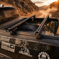 Barres transversales universelles en aluminium TCAL pour benne de pick-up, rails de chargement robustes à fente en T, couvre-benne à roulettes pour Ute, longueur 185 cm