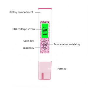 Tester Digitale 4 in 1 per Qualità <span class=keywords><strong>dell</strong></span>'<span class=keywords><strong>Acqua</strong></span> <span class=keywords><strong>PH</strong></span>/TDS/EC/Temperatura a Prezzo all'Ingrosso, <span class=keywords><strong>Misuratore</strong></span> di <span class=keywords><strong>PH</strong></span> per Ospedali, Piscine e Laboratori - Product Image 3