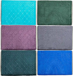 พรมสวดมนต์แบบพกพาพับเก็บได้เสื่อสวดมนต์มุสลิมแบบซักได้สำหรับใช้ในบ้านขายส่ง - Product Image 5