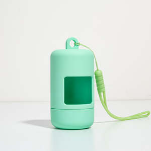 Heavy Duty <strong>Biothane</strong> Style Puppy <strong>Lead</strong> with Waste Bag Dispenser for Easy Cleaning Daily Walk Durable <strong>Dog</strong> Traction Rope - Product Image 2