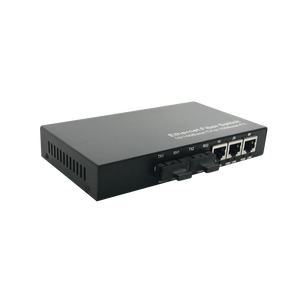 Convertidor de Fibra Óptica OEM y ODM de Fábrica, 2 Fibra + 3 RJ45 SC 10/100M, Transceptor Óptico, Switch Ethernet, Convertidor de Fibra Óptica Dual - Product Image 5