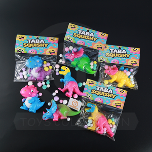 Nouveau design TPR Dinosaure coloré anti-stress Taba Squishy sensoriel Tyrannosaure Stégosaure Jouet à presser - Product Image 1