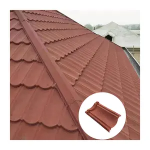 China Supplier Classical Tile Stone Coated Metal Roof Tile Color Stone Coated Metal Roofing Tile