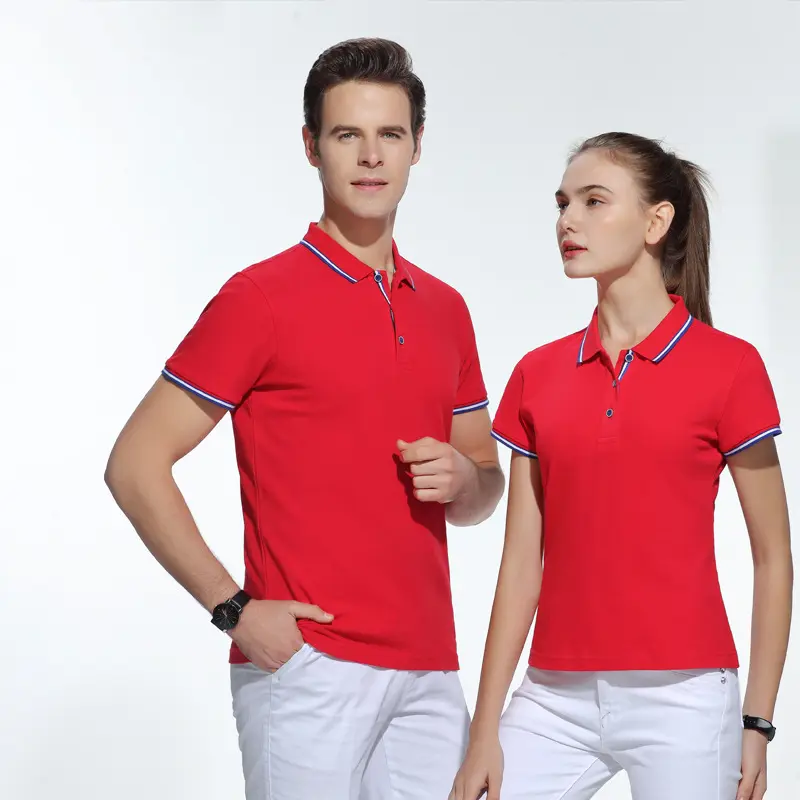 Fabrika özel logo spor için OEM fabrika kurumsal kültür polo gömlekler Unisex polo gömlekler polo gömlekler