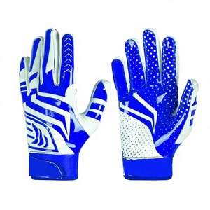 Gants de receveur pliables légers de haute qualité, fabriqués sur mesure avec logo personnalisé et design unique pour les adolescents joueurs de football américain - Product Image 1
