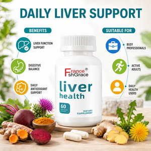 Complément Alimentaire Shecome pour la Santé du Foie en Gros – Soutien Détoxifiant et Nettoyant du Foie avec Chardon-Marie – 60 Capsules pour la Santé Hépatique - Product Image 2