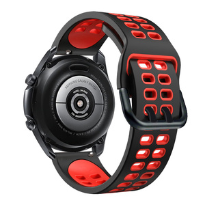 Bracelets en silicone 22MM <span class=keywords><strong>pour</strong></span> <span class=keywords><strong>Samsung</strong></span> Galaxy Watch 46mm <span class=keywords><strong>Gear</strong></span> <span class=keywords><strong>S3</strong></span> Classic/<span class=keywords><strong>Frontier</strong></span> Galaxy Watch 3 45mm <span class=keywords><strong>Bracelet</strong></span> <span class=keywords><strong>pour</strong></span> Huawei GT Strap - Product Image 5
