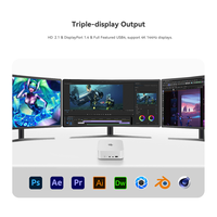 2024 nouveau Beelink SER8 Mini PC jeu PC puissant AI PC avec AMD R7 8845HS 32G DDR5 1 to NVME PCIe4.0 SSD 2.5Gbps ordinateur de bureau