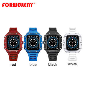 Salida de fábrica Caja de goma Reloj 41mm 45mm 49MM Caja de correas de reloj integradas para <span class=keywords><strong>Richard</strong></span> Apple Watch ultra Correa - Product Image 1