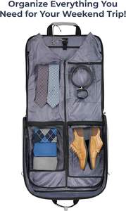 Échantillon gratuit Housse de costume pour homme personnalisée Sacs à usage spécial 600D Nylon Oxford Housse de vêtement Housse anti-poussière pour costumes et vêtements - Product Image 3