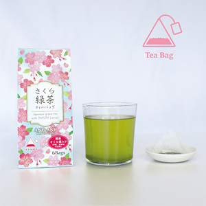 ชาเขียวซากุระ - ชาซองพีระมิด 5 ซอง (1 ห่อ) - ผลิตในประเทศญี่ปุ่น - Product Image 1