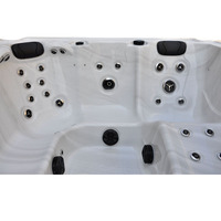 Villa moderne de luxe pour 6 personnes, 110v 220v 380v, électrique, 3000W, bain à remous gonflable, spa extérieur, baignoires de massage sexy