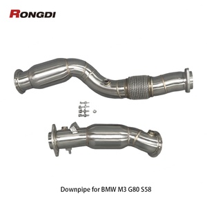ท่อลงแคทเทอร์บอ ขนาด 3.5 นิ้ว สำหรับ BMW M3 M4 G80 M3 M4 G82 S58 3.0T ปี 2021 ขึ้นไป - Product Image 1