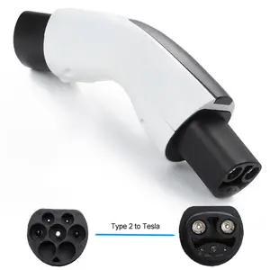 Typ 2 zu Tesla AC Evse Adapter Typ2 U Tap Converter Universal EV Ladegerät Adapter Elektroauto Adapter für Tesla