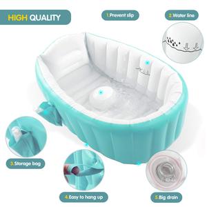 Baignoire gonflable portable <span class=keywords><strong>pour</strong></span> bébé Baignoire de voyage antidérapante <span class=keywords><strong>Mini</strong></span> piscine à air <span class=keywords><strong>Bassin</strong></span> de douche <span class=keywords><strong>pour</strong></span> enfants - Product Image 5