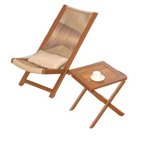 Chaise longue inclinable contemporaine <span class=keywords><strong>en</strong></span> rotin CJ-136E pour extérieur, balcon, <span class=keywords><strong>jardin</strong></span>, loisirs, dossier solide, pliable, mobilier <span class=keywords><strong>de</strong></span> maison - Product Image 6