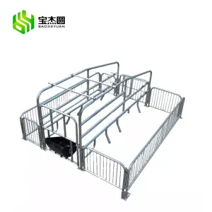 hot dip galvanized swine farm equipment pig crate cage for sow