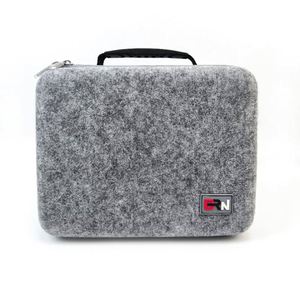 Custom Smell Proof Felt Cloth Percussion Muscle Fascia Massage Gun Storage Carrying Bag Mini <b>Hard</b> <b>Shell</b> EVA Massage Gun <b>Case</b> - Product Image 1