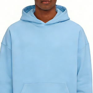 Custom Wholesale Pullover Oversized <strong>Hoodie</strong> Boxy Fit Hooded Streetwear Plus Size Custom logo Mens Hoodies &amp; Sweatshirts - Product Image 2