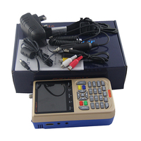 Buscador de Señal Satelital con Decodificación de Hardware H.265, Medidor de Señal Satelital Digital DVB-S2, Pantalla LCD de 3.5 Pulgadas para Ajustar la Antena Parabólica