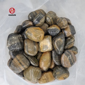 Sichuan high polish black pebbles river stone decorazioni da <span class=keywords><strong>giardino</strong></span> - Product Image 4