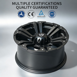 Jantes FLowtone <span class=keywords><strong>4x4</strong></span> tout-terrain 16" 17" 5x114.3 6x139.7 Jantes en alliage concaves Jantes tout-terrain pour Ford Mustang Wrangler Kia - Product Image 4