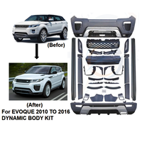 Kit de carrosserie de haute qualité pour Land Rover Range Rover Evoque 2010, mise à niveau vers le kit de carrosserie Evoque 2016 Dynamic